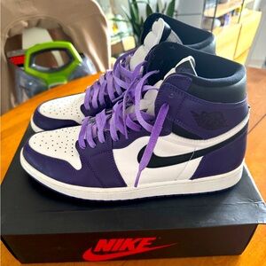 Jordan one OG high - court purple size 12